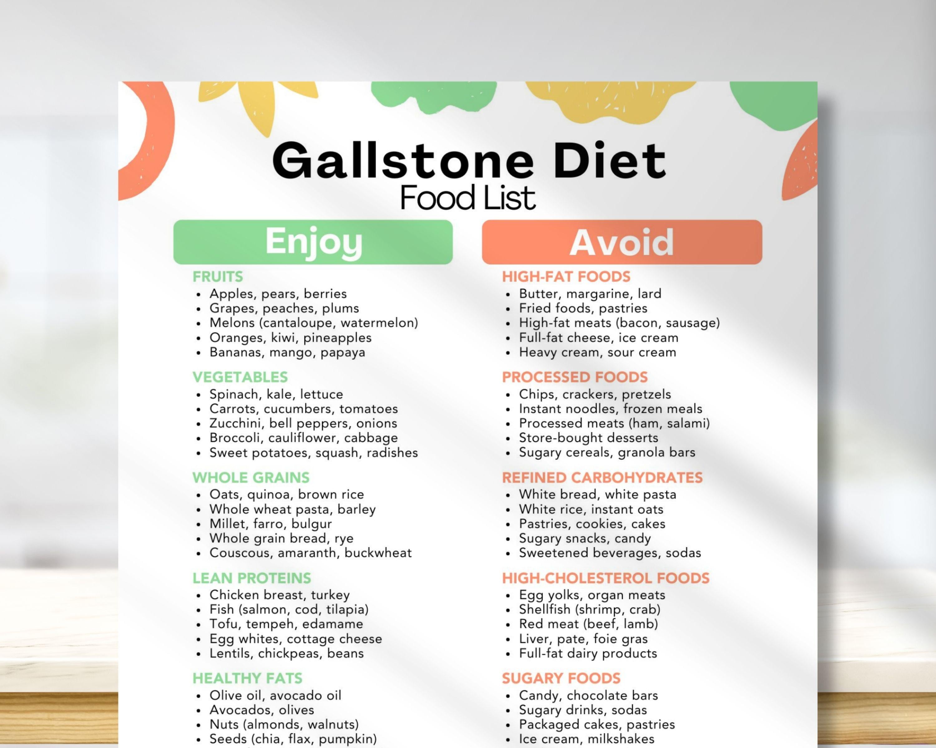 Post Gallbladder Surgery Diet Guidelines